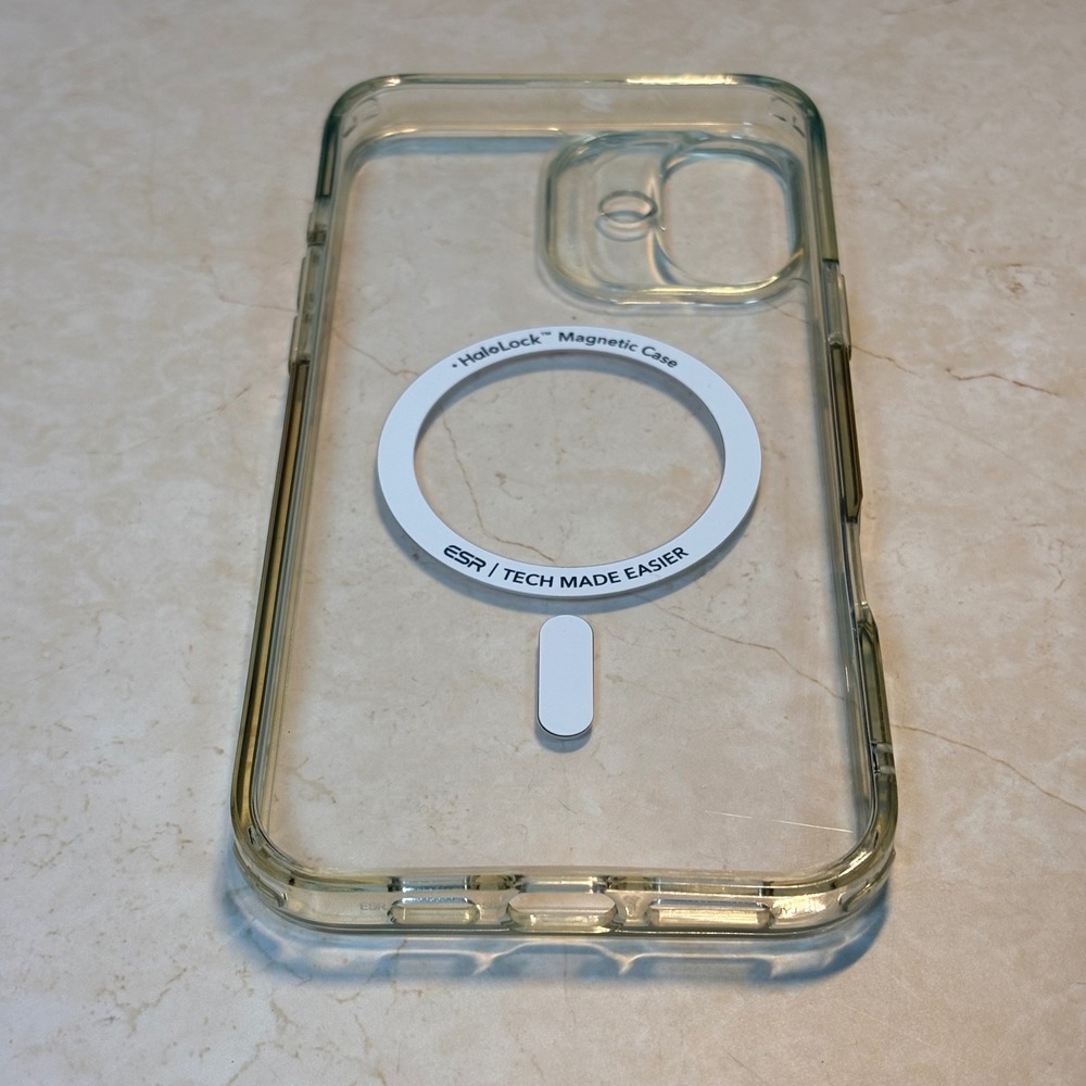 ESR HaloLock Magnetic‎ Case iPhone 16 Plus Clear MagSafe Compatible Shockproof
